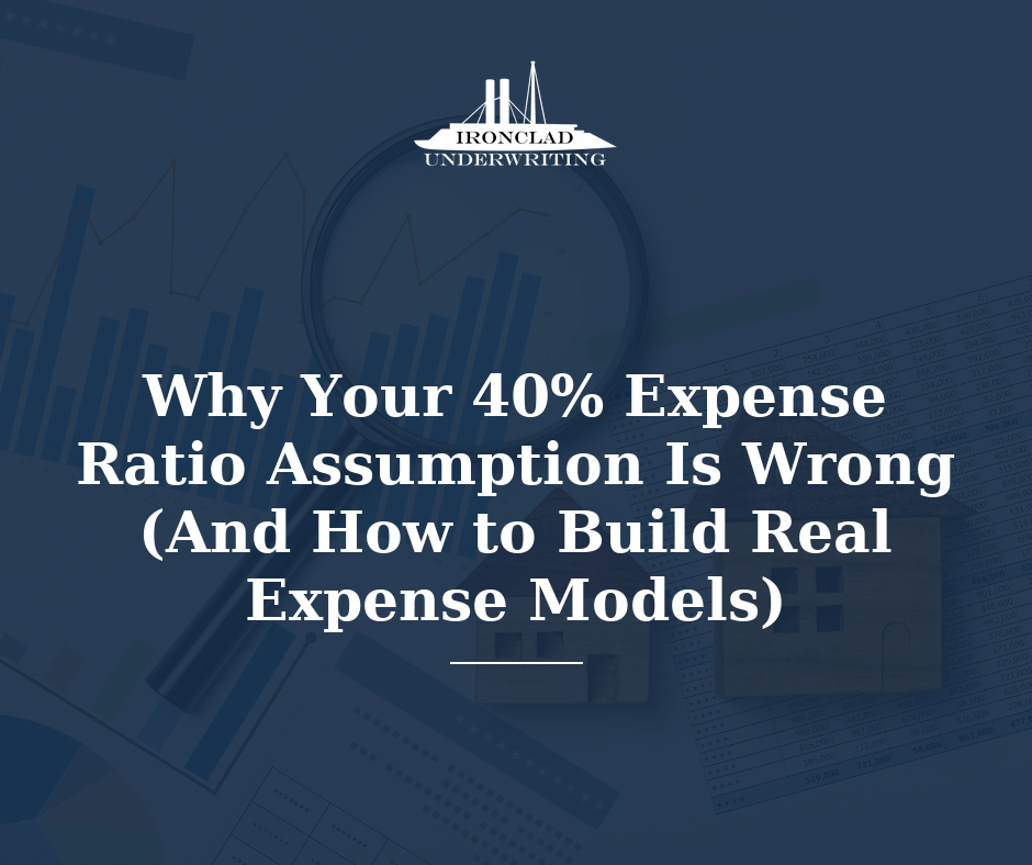 Why Your 40% Expense Ratio Assumption Is Wrong (And How to Build Real Expense Models)