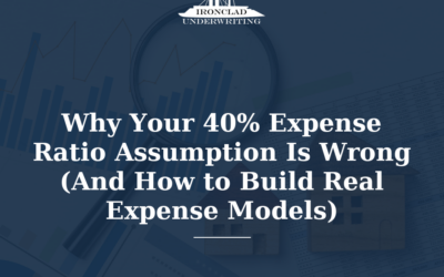Why Your 40% Expense Ratio Assumption Is Wrong (And How to Build Real Expense Models)